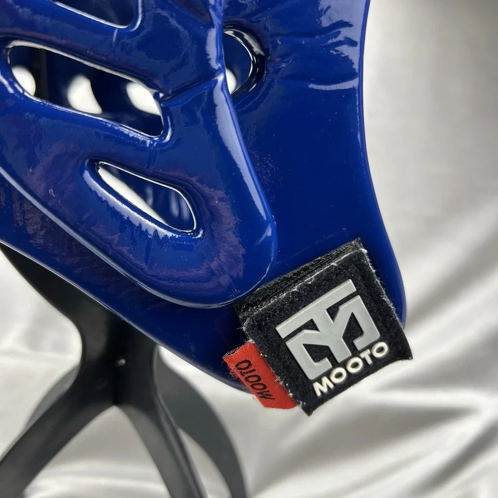 Mooto Taekwondo Head Protector Blue XS Youth WT KTA Approved Sparring Gear MTX